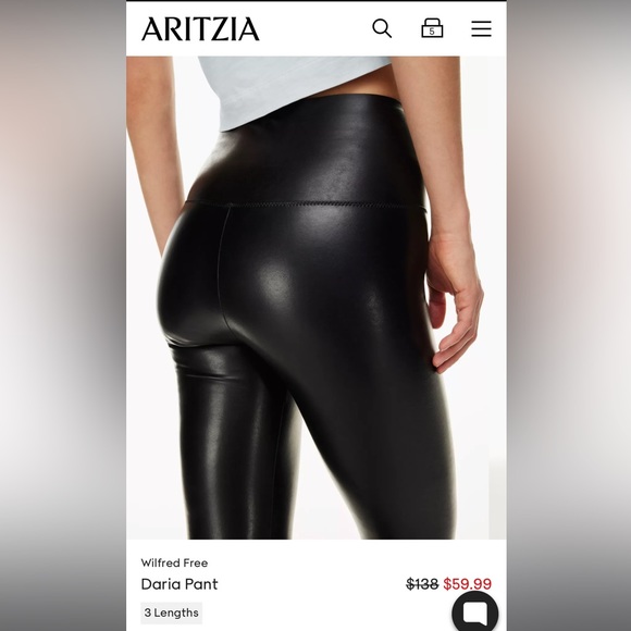 Wilfred Free Daria Pant Black XS - Picture 3 of 9